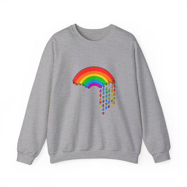 Raining Pride Unisex Heavy Blend™ Crewneck Sweatshirt