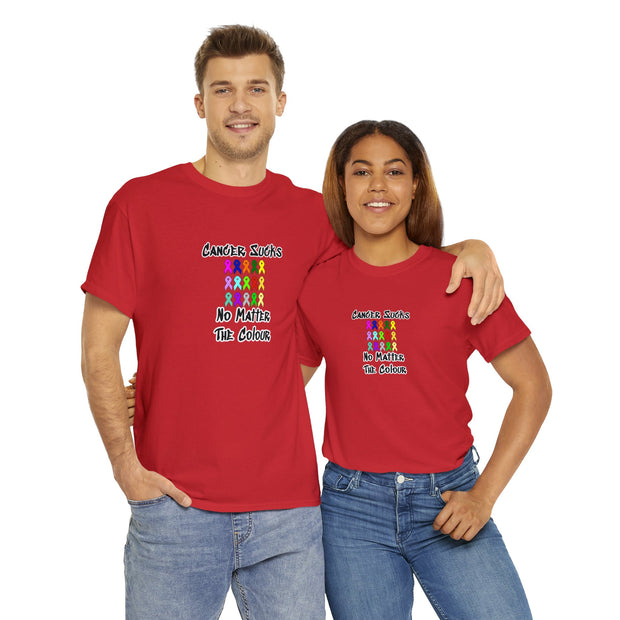 Cancer Sucks Unisex Heavy Cotton Tee