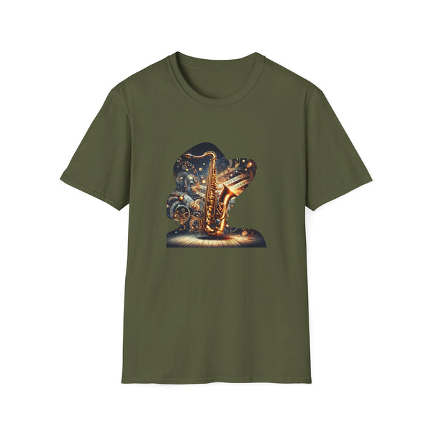 Saxophone Unisex Softstyle T-Shirt