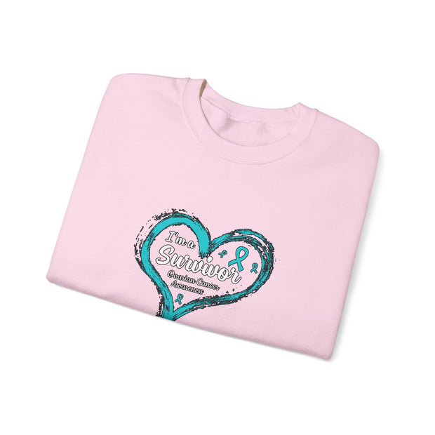 I am a Survivor Unisex Heavy Blend™ Crewneck Sweatshirt