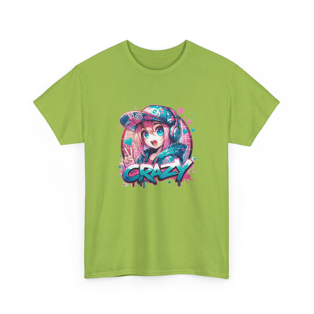 Graffiti Anime Girls Unisex Heavy Cotton Tee
