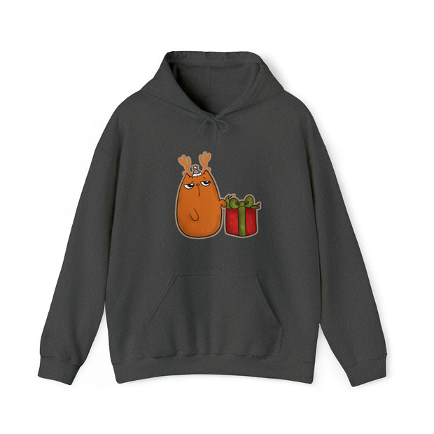 Christmas cat Unisex Heavy Blend™ Hooded Sweatshirt