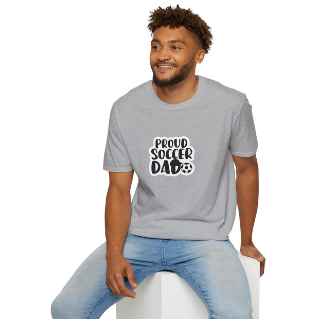 Proud Soccer Dad Unisex Softstyle T-Shirt