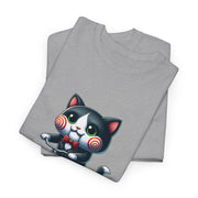 Horror Movie Cats Unisex Heavy Cotton Tee