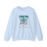 Teal for Mom Unisex Heavy Blend™ Crewneck Sweatshirt