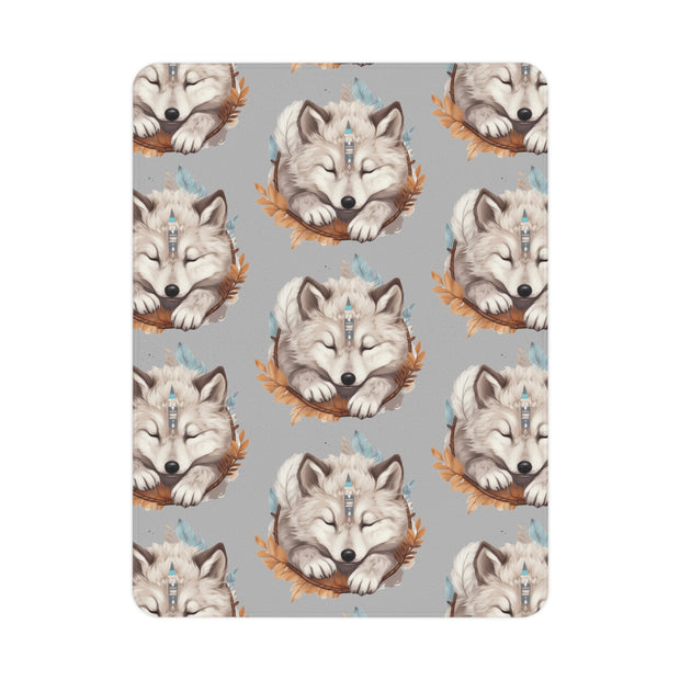 Baby wolf Toddler Blanket