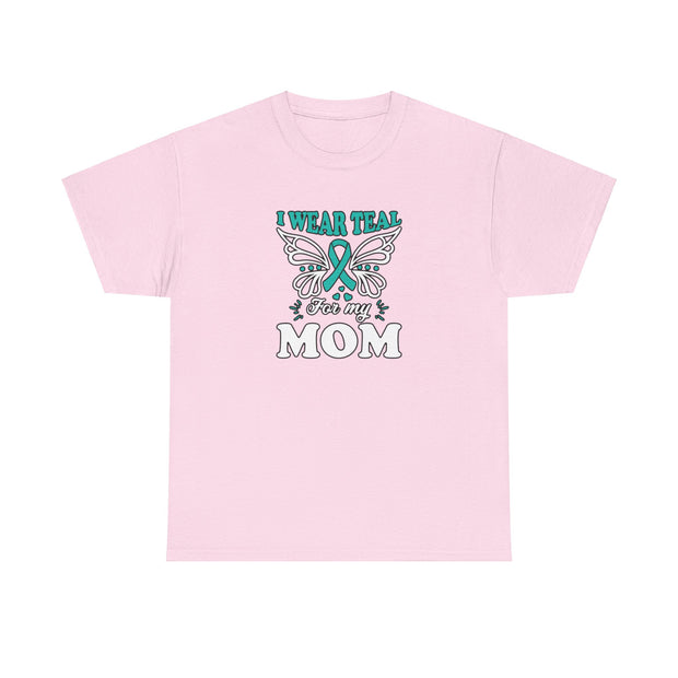 I Wear Teal Unisex Heavy Cotton Tee