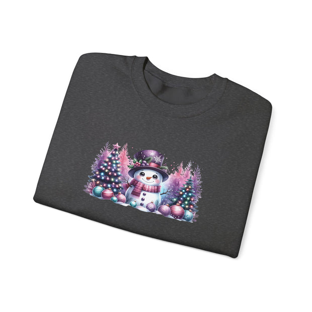 Pastel Snowman Unisex Heavy Blend™ Crewneck Sweatshirt