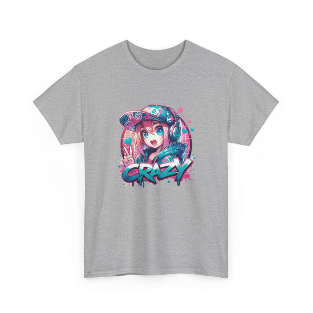 Graffiti Anime Girls Unisex Heavy Cotton Tee