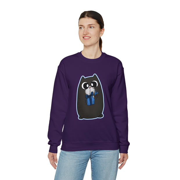 Christmas cat Unisex Heavy Blend™ Crewneck Sweatshirt