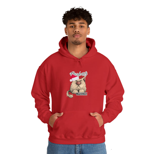 Christmas cat Unisex Heavy Blend™ Hooded Sweatshirt