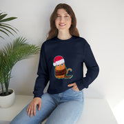 Christmas cat Unisex Heavy Blend™ Crewneck Sweatshirt