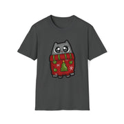 Christmas cat Unisex Softstyle T-Shirt