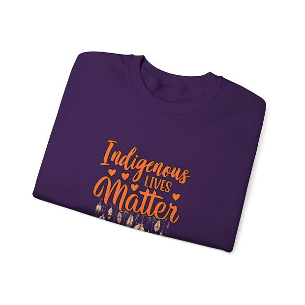 Indigenous Lives Matter Unisex Heavy Blend™ Crewneck Sweatshirt