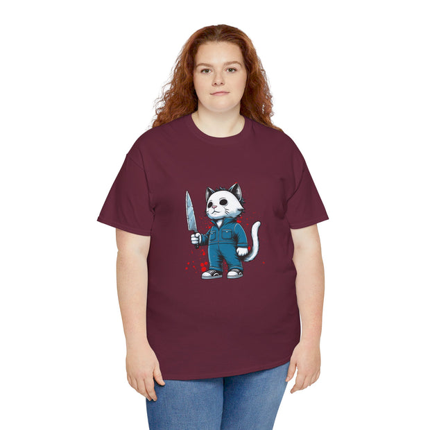 Horror Movie Cats Unisex Heavy Cotton Tee