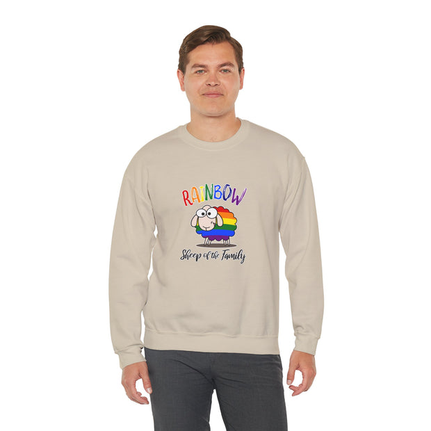 Rainbow Sheep Unisex Heavy Blend™ Crewneck Sweatshirt