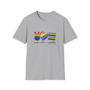 Peace Love and Equality Unisex Softstyle T-Shirt