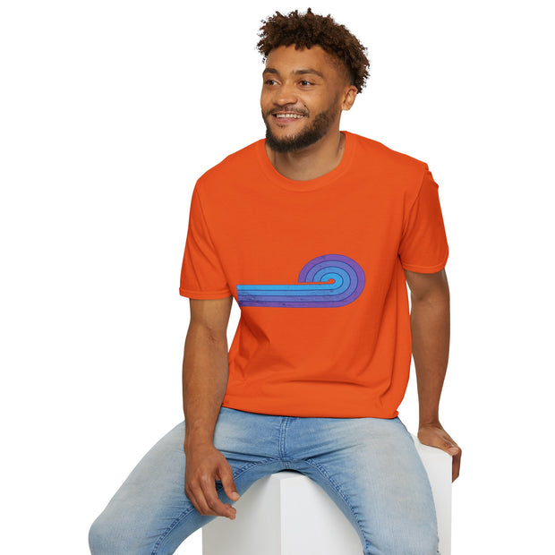 Semicircle Stripes Unisex Softstyle T-Shirt