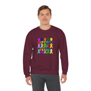 Support the Fight Unisex Heavy Blend™ Crewneck Sweatshirt