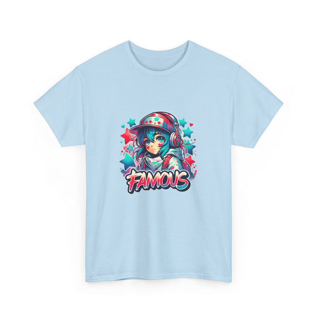 Graffiti Anime Girls Unisex Heavy Cotton Tee