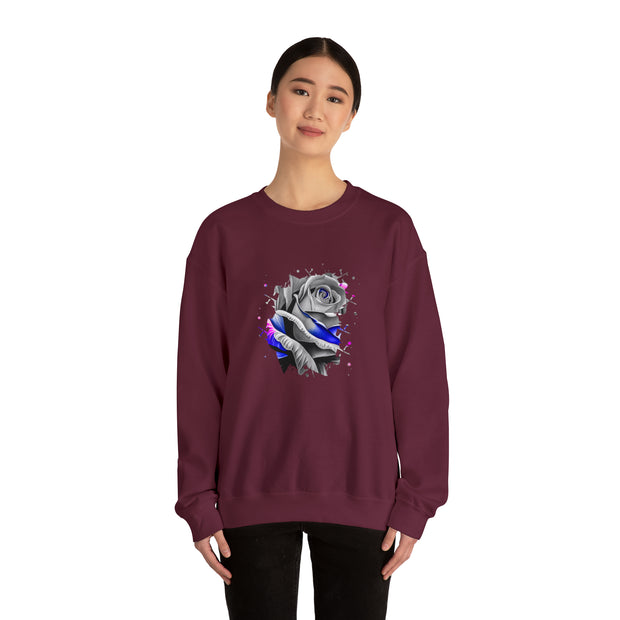 Rose Unisex Heavy Blend™ Crewneck Sweatshirt