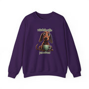 Funny Coffee Dog Unisex Heavy Blend™ Crewneck Sweatshirt