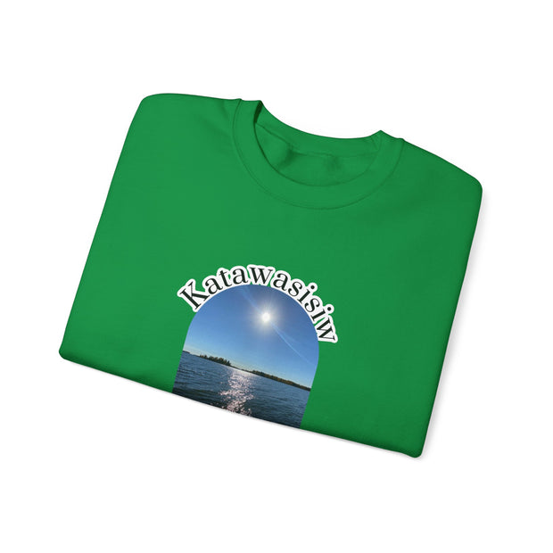 Cree Saskatchewan Skies Unisex Heavy Blend™ Crewneck Sweatshirt