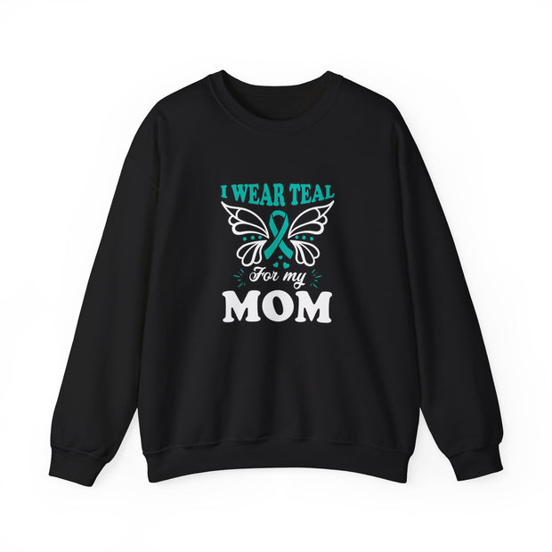 Teal for Mom Unisex Heavy Blend™ Crewneck Sweatshirt