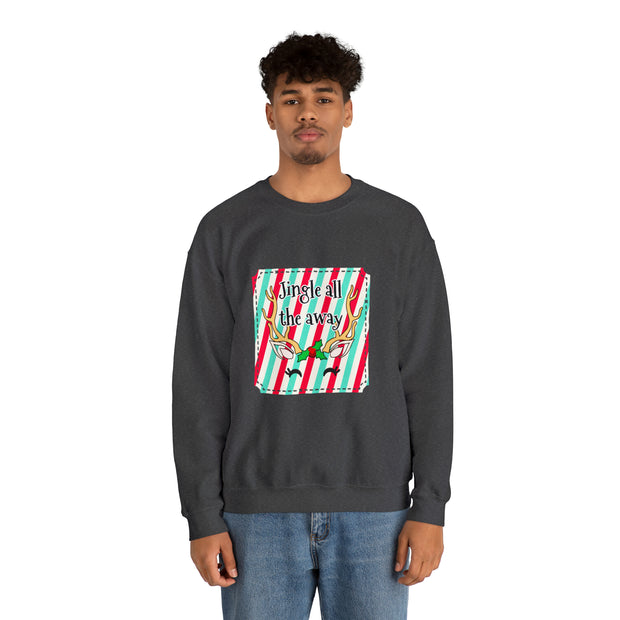 Reindeer Unisex Heavy Blend™ Crewneck Sweatshirt