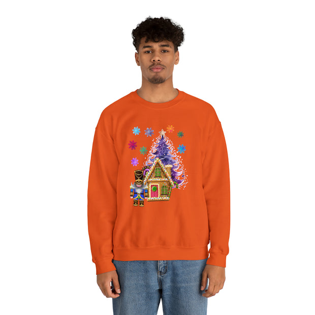Gnome Nutcracker Unisex Heavy Blend™ Crewneck Sweatshirt