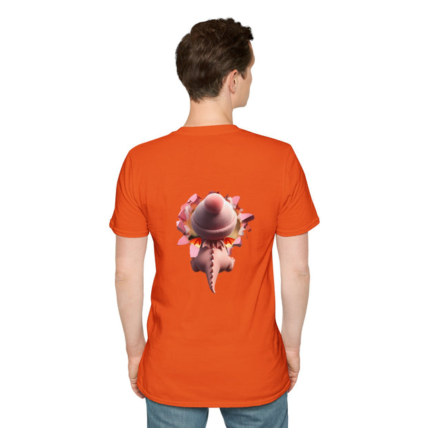 Valentines Dragon 2 Sided Unisex Softstyle T-Shirt