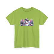 Pastel Snowman Unisex Heavy Cotton Tee