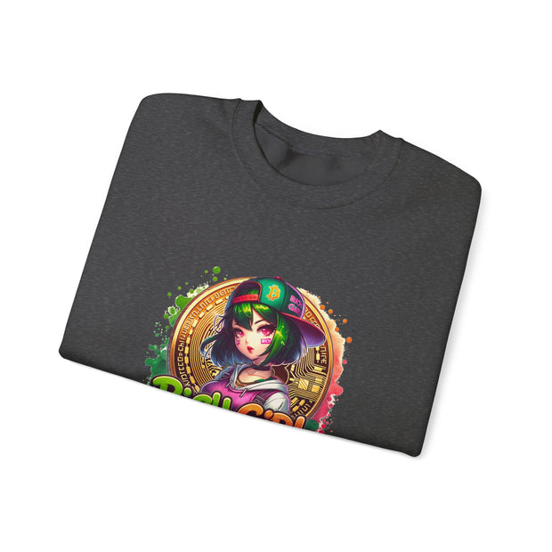 Graffiti Anime Girls Unisex Heavy Blend™ Crewneck Sweatshirt