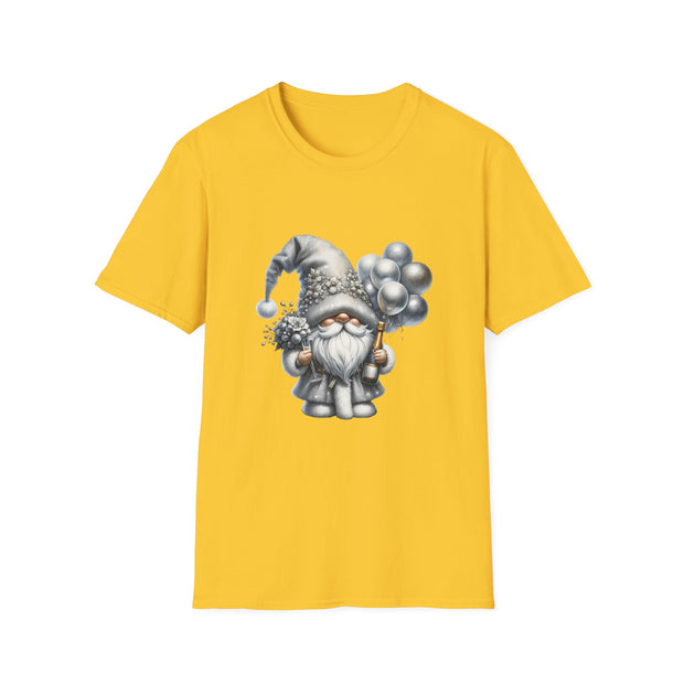 New Year Gnome Unisex Softstyle T-Shirt