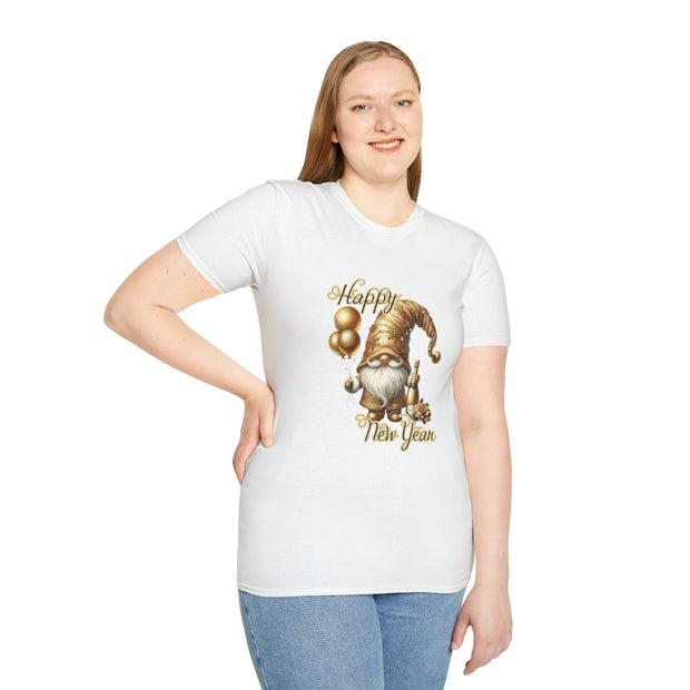 Gnome New Year Unisex Softstyle T-Shirt
