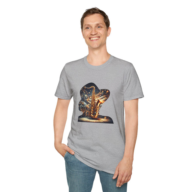 Saxophone Unisex Softstyle T-Shirt