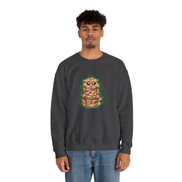 Christmas cat Unisex Heavy Blend™ Crewneck Sweatshirt