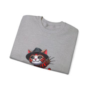 Horror Movie Cats Unisex Heavy Blend™ Crewneck Sweatshirt