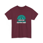 Ovarian cancer Unisex Heavy Cotton Tee