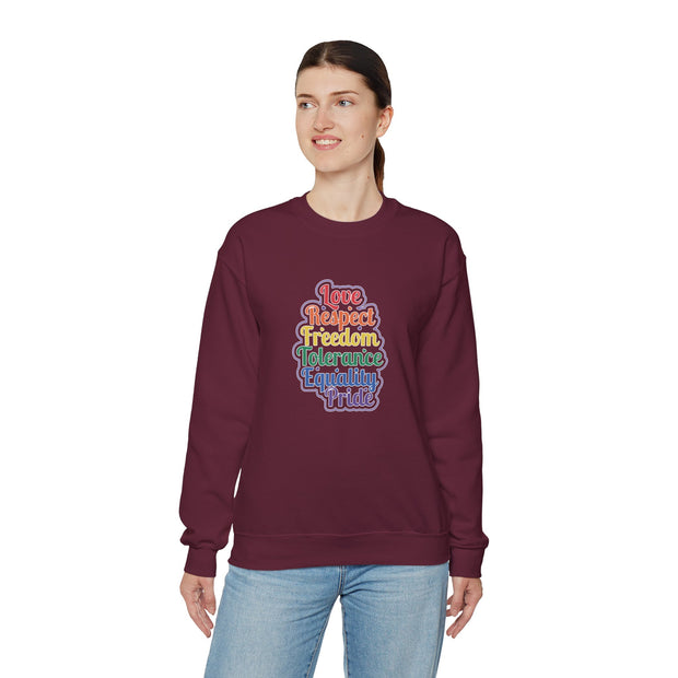 Love Respect Freedom Unisex Heavy Blend™ Crewneck Sweatshirt