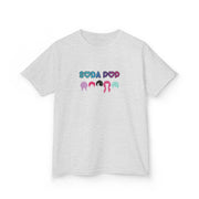 Cute Kids Soda Pop Cotton Tee , Kids Birthday Gift, Summer T-Shirt, Playful Graphic Tee, Party Outfit