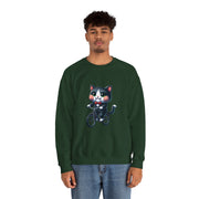 Horror Movie Cats Unisex Heavy Blend™ Crewneck Sweatshirt