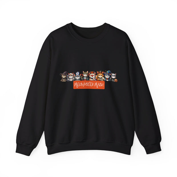 Meownster Mash Unisex Heavy Blend™ Crewneck Sweatshirt