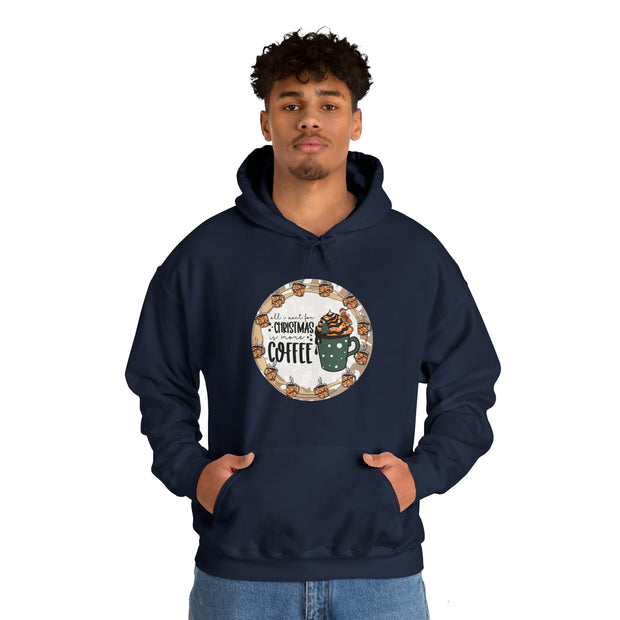Christmas Coffee Unisex Heavy Blend™ Hooded Sweatshirt