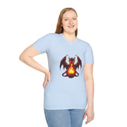 Fire Dragon Unisex Softstyle T-Shirt