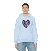 Heart Butterfly Unisex Heavy Blend™ Hooded Sweatshirt