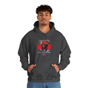 Hooded Sweatshirt Charging Moose Maple Leaf Canada Pride
