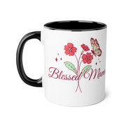 Blessed Mama Accent Mugs, 11oz