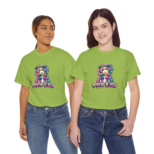 Graffiti Anime Girls Unisex Heavy Cotton Tee
