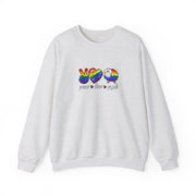 Peace Love Pride Unisex Heavy Blend™ Crewneck Sweatshirt